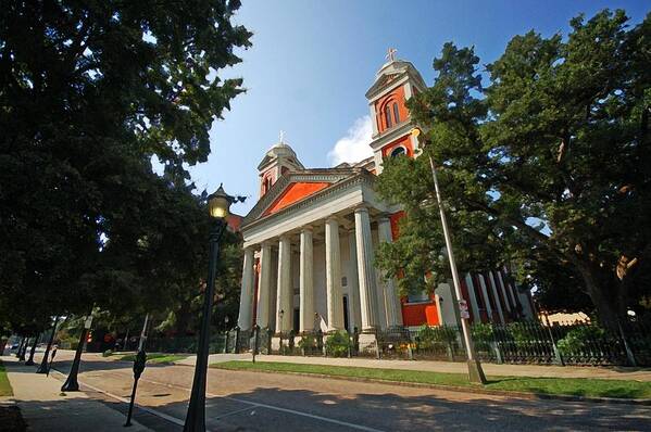 Mobile Art Print featuring the digital art Cathedral Basilica of the Immaculate Conception #1 by Michael Thomas