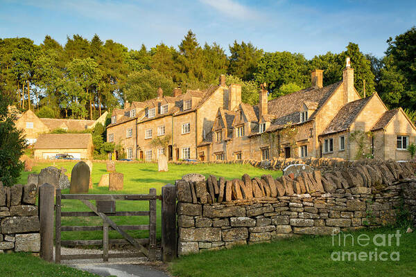 Snowshill Art Print featuring the photograph Cotswolds Evening #1 by Brian Jannsen