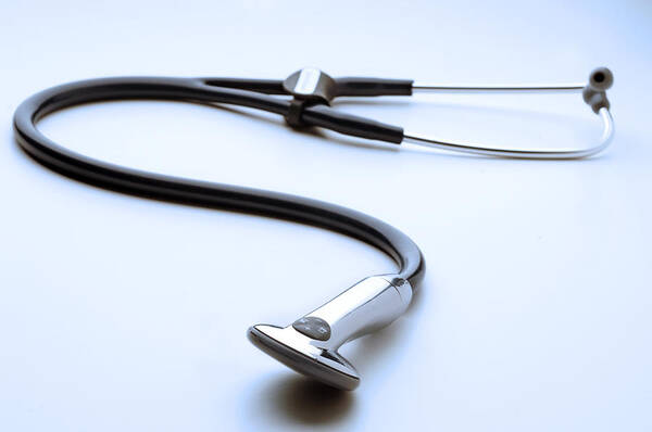 Instrument Art Print featuring the photograph Electronic Stethoscope #1 by Tim Vernon, Lth Nhs Trust