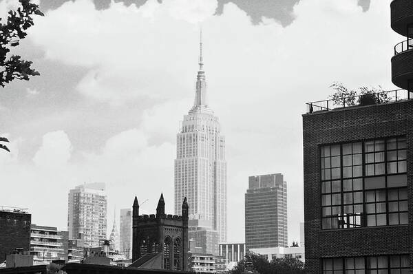 Cityscape Art Print featuring the photograph Empire State Building #1 by Joe Burns
