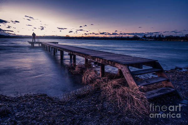 Ammersee Art Print featuring the photograph Good bye and thank you #1 by Hannes Cmarits