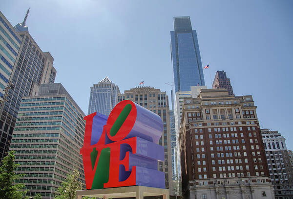 Love Art Print featuring the photograph In Love with Philadelphia #1 by Bill Cannon
