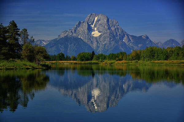 Mount Moran Art Print featuring the photograph Mount Moran #1 by Raymond Salani III