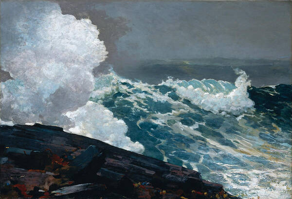 Winslow Homer Art Print featuring the painting Northeaster #5 by Winslow Homer