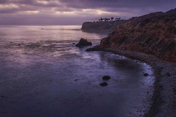 Beach Art Print featuring the photograph Pelican Cove and Point Vicente after Sunset #1 by Andy Konieczny