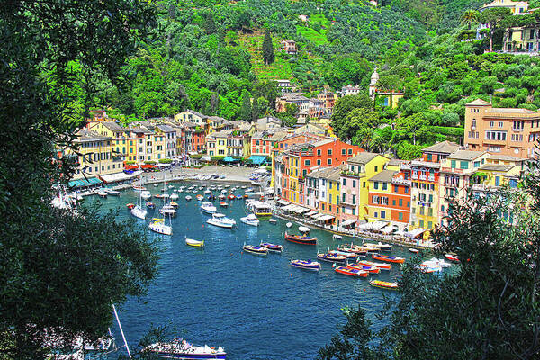 Portofino Art Print featuring the photograph Portofino, Italy #1 by Richard Krebs