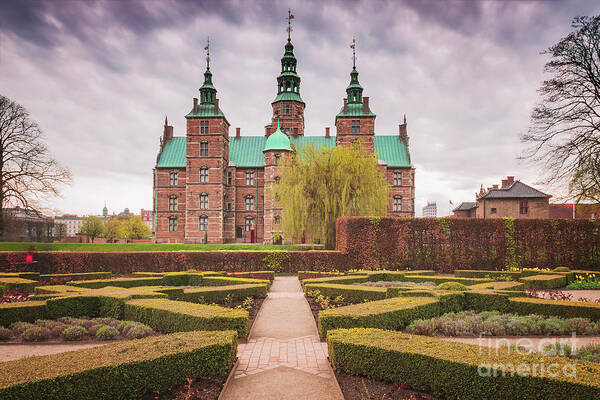 Landscaped Art Print featuring the photograph Rosenborg castle Copenhagen #1 by Sophie McAulay