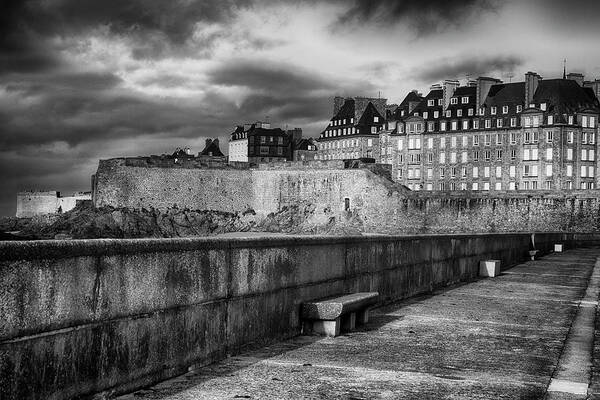 Ste Malo Art Print featuring the photograph Saint Malo #1 by Hugh Smith