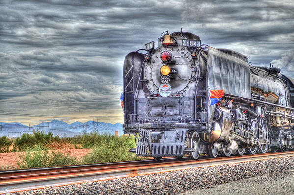 Fine Art Photography Art Print featuring the photograph Steam Train No 844 #1 by Donna Greene