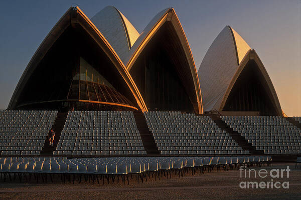 Sydney Opera House Art Print featuring the photograph Sydney Opera House #2 by Inge Riis McDonald
