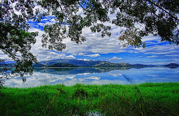 Lake Art Print featuring the photograph Taguaiguai lake #1 by Galeria Trompiz