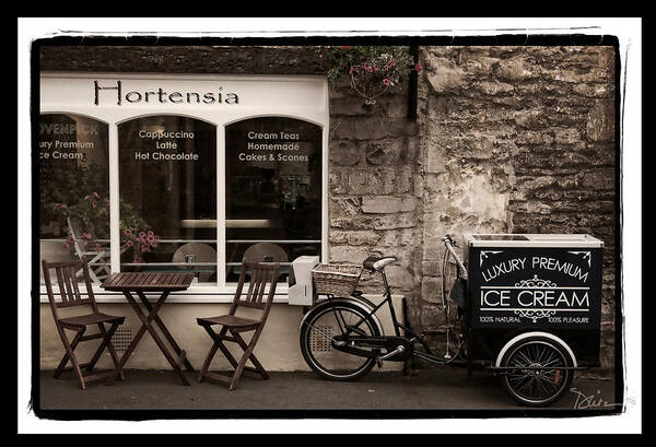 Cafe Art Print featuring the photograph Tetbury England by Peggy Dietz