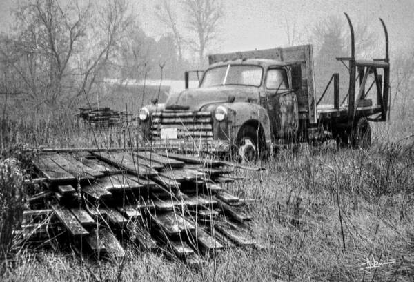 Truck Art Print featuring the photograph The Last Load #1 by Jim Vance