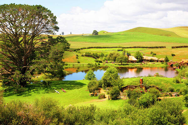 Hobbits Art Print featuring the photograph The Shire #1 by Kathryn McBride