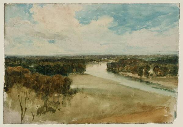 Joseph Mallord William Turner 1775�1851  The Thames From Richmond Hill Art Print featuring the painting The Thames from Richmond Hill by Joseph Mallord