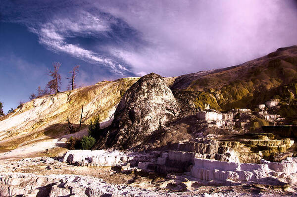 Thermal Pools Art Print featuring the photograph Thermal pools #1 by Jeff Swan