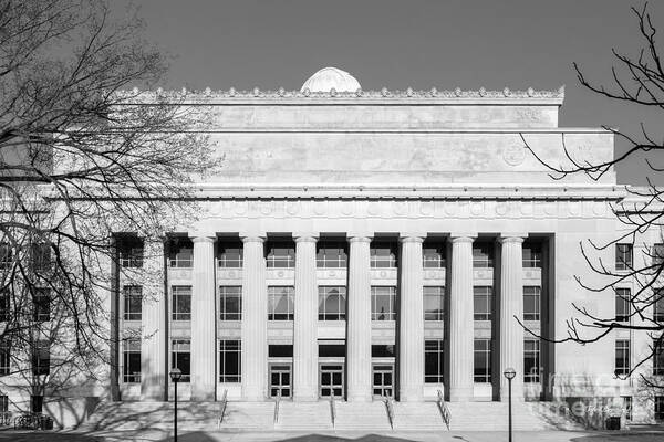 Ann Arbor Art Print featuring the photograph University of Michigan Angell Hall #1 by University Icons