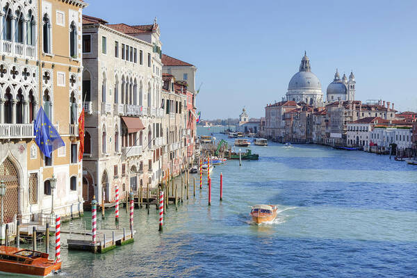 Grand Canal Art Print featuring the photograph Venice - Italy #1 by Joana Kruse