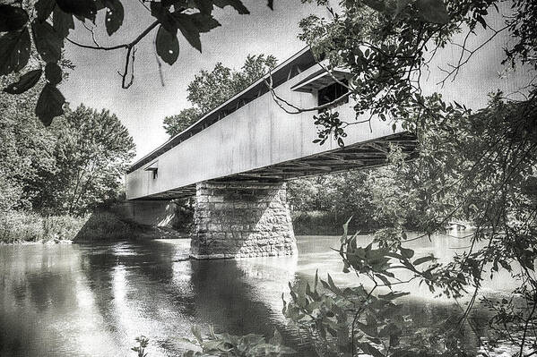 Bridge Art Print featuring the photograph 10703 Potter's Bridge by Pamela Williams