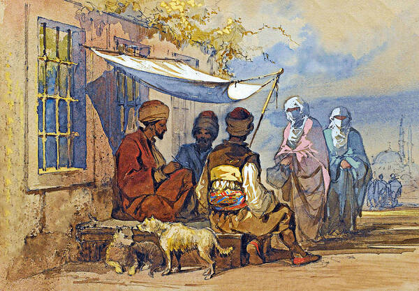 1856 Art Print featuring the painting 1856 Painting by Munir Alawi