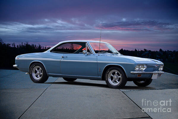 Automobile Art Print featuring the photograph 1965 Corvair Monza by Dave Koontz
