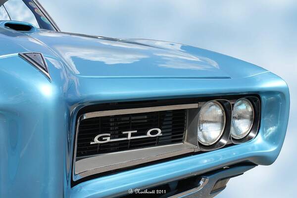 1968 Art Print featuring the photograph 1968 Pontiac GTO by Betty Northcutt