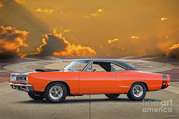 Automobile Art Print featuring the photograph 1969 Dodge Super Bee IV by Dave Koontz