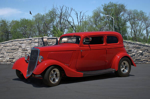 1934 Art Print featuring the photograph 1934 Ford Sedan Hot Rod by Tim McCullough