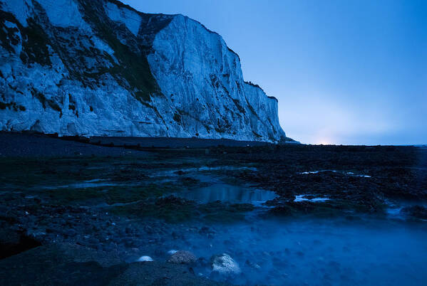 Dover Art Print featuring the photograph Dawn at the White Cliffs of Dover #2 by Ian Middleton