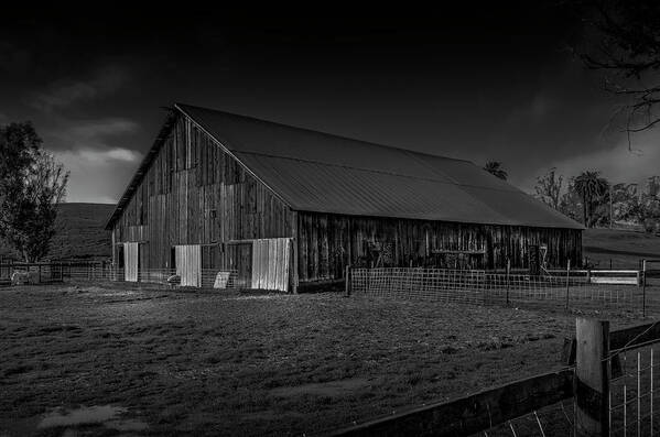 Barn Art Print featuring the photograph Old Barn #2 by Bruce Bottomley