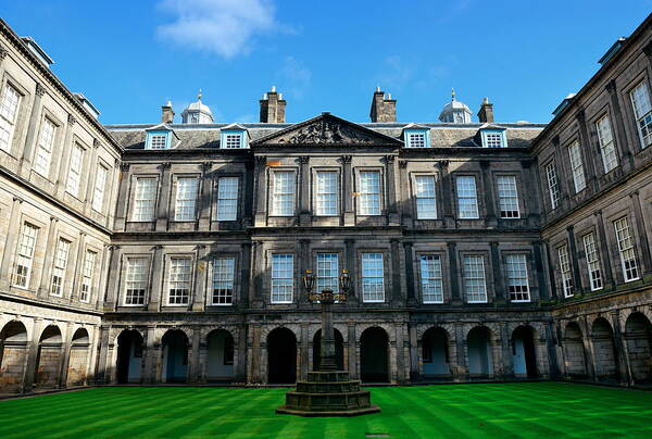 Edinburgh Art Print featuring the photograph Palace of Holyroodhouse #2 by Songquan Deng
