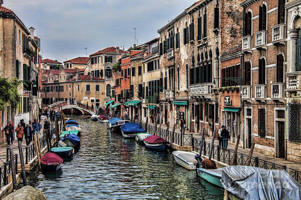 Venice Art Print featuring the photograph Venice #2 by Shirley Mangini