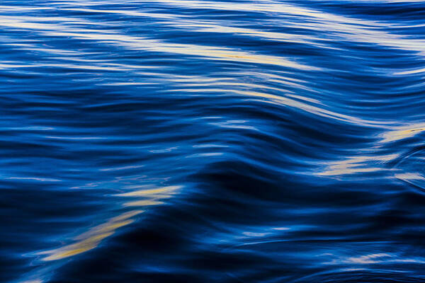 Water Art Print featuring the photograph Waves #2 by Elmer Jensen