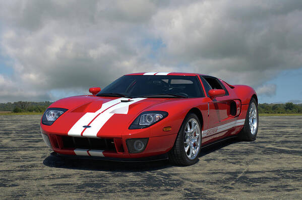 2006 Art Print featuring the photograph 2006 Ford GT40 by Tim McCullough