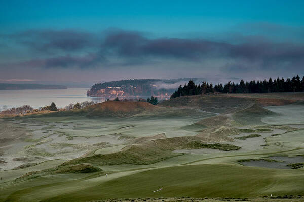 Golf Course Art Print featuring the photograph 2015 US Open - Chambers Bay VI by E Faithe Lester