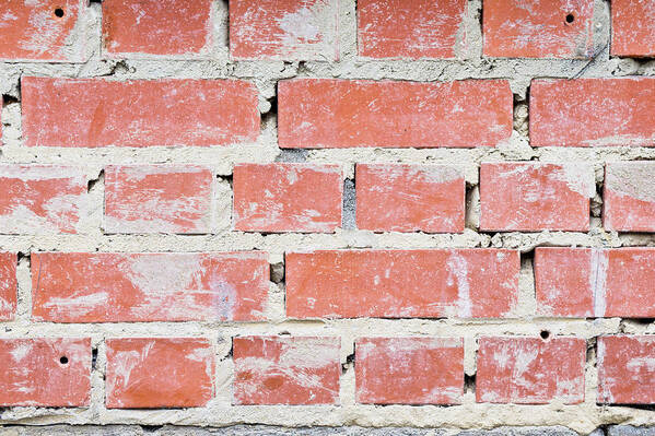 Addition Art Print featuring the photograph Brick wall #23 by Tom Gowanlock
