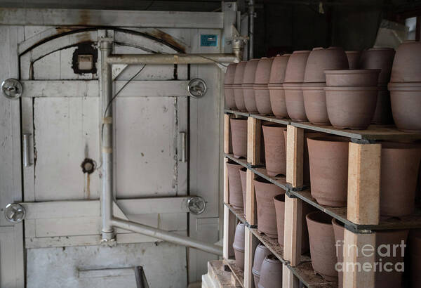 Pottery Art Print featuring the photograph A Village Pottery Studio, Japan #2 by Perry Rodriguez