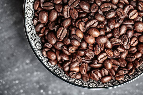 Coffee Art Print featuring the photograph Coffee #3 by Nailia Schwarz