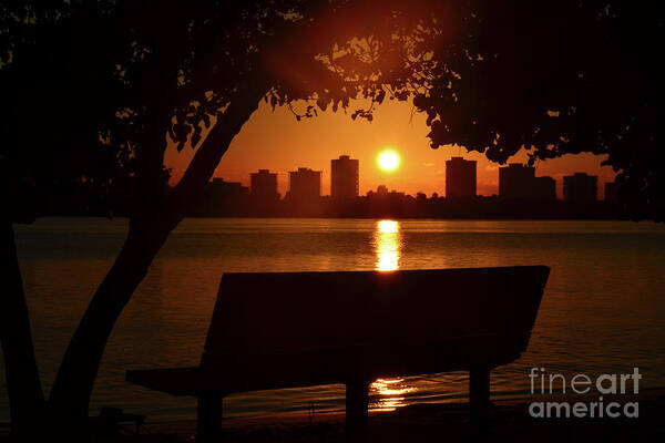  Art Print featuring the photograph 30- Sunrise In The Park by Joseph Keane