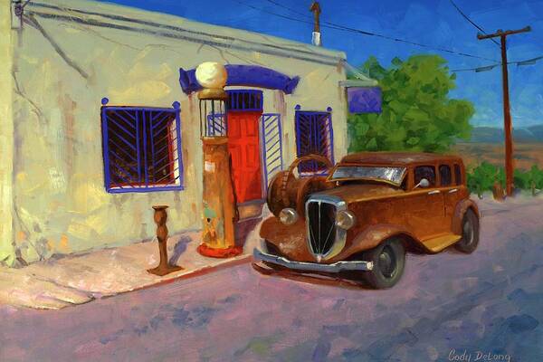 Studebaker Art Print featuring the painting 33 Studebaker by Cody DeLong