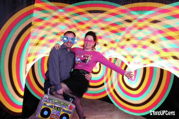  Art Print featuring the photograph 80's Dance Party at Sterling Events Center #4 by Andrew Nourse