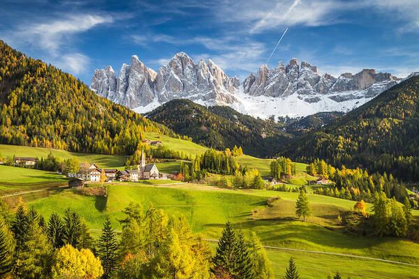 Dolomites Art Print featuring the photograph Dolomites #4 by Stefano Termanini