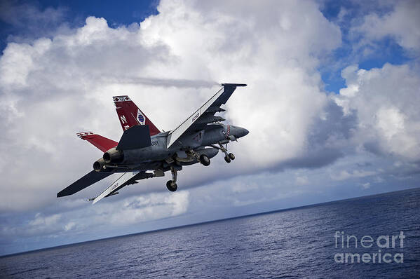 Cvn 73 Art Print featuring the painting Fighter-jet #4 by Celestial Images