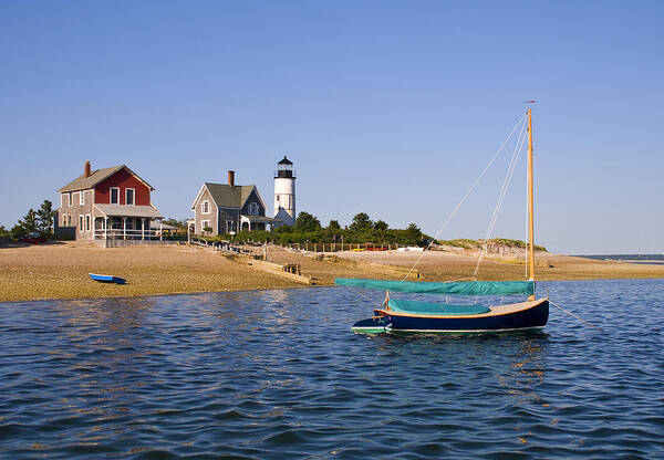 Sandy Neck Art Print featuring the photograph Sandy Neck Lighthouse by Charles Harden