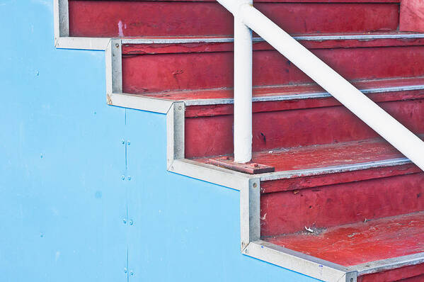 Architectural Art Print featuring the photograph Steps #4 by Tom Gowanlock