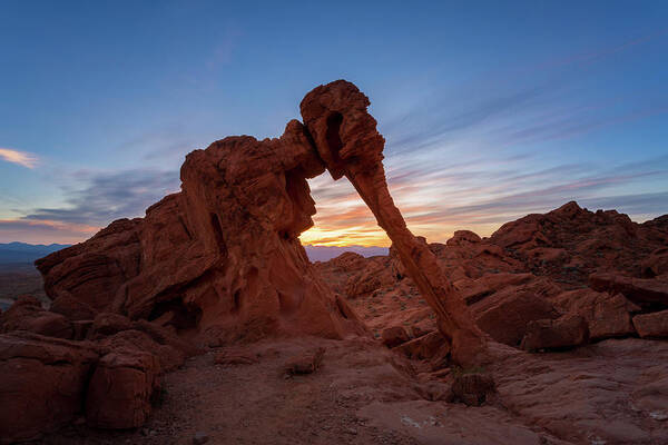 Valley Of Fire Art Print featuring the photograph Valley of Fire S.P. #4 by Jon Manjeot