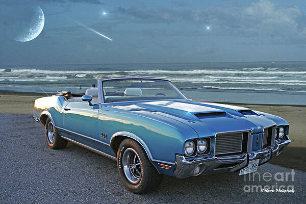 Cars Art Print featuring the photograph 442 Convertible by Randy Harris