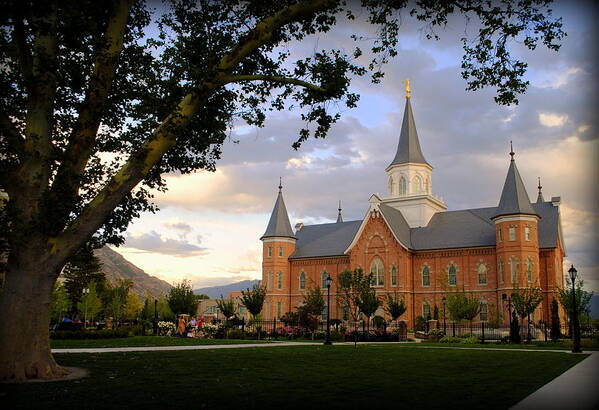 Lds Art Print featuring the photograph Provo City Center LDS Temple #5 by Nathan Abbott