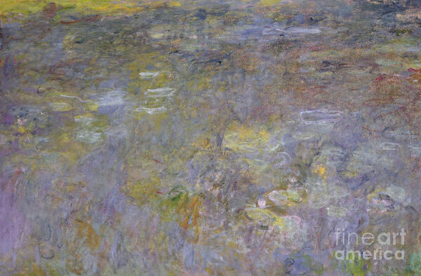French Art Print featuring the painting The Waterlily Pond by Claude Monet