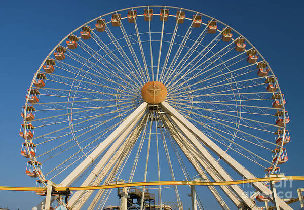 Fun Art Print featuring the photograph Ferris Wheel #6 by Anthony Totah